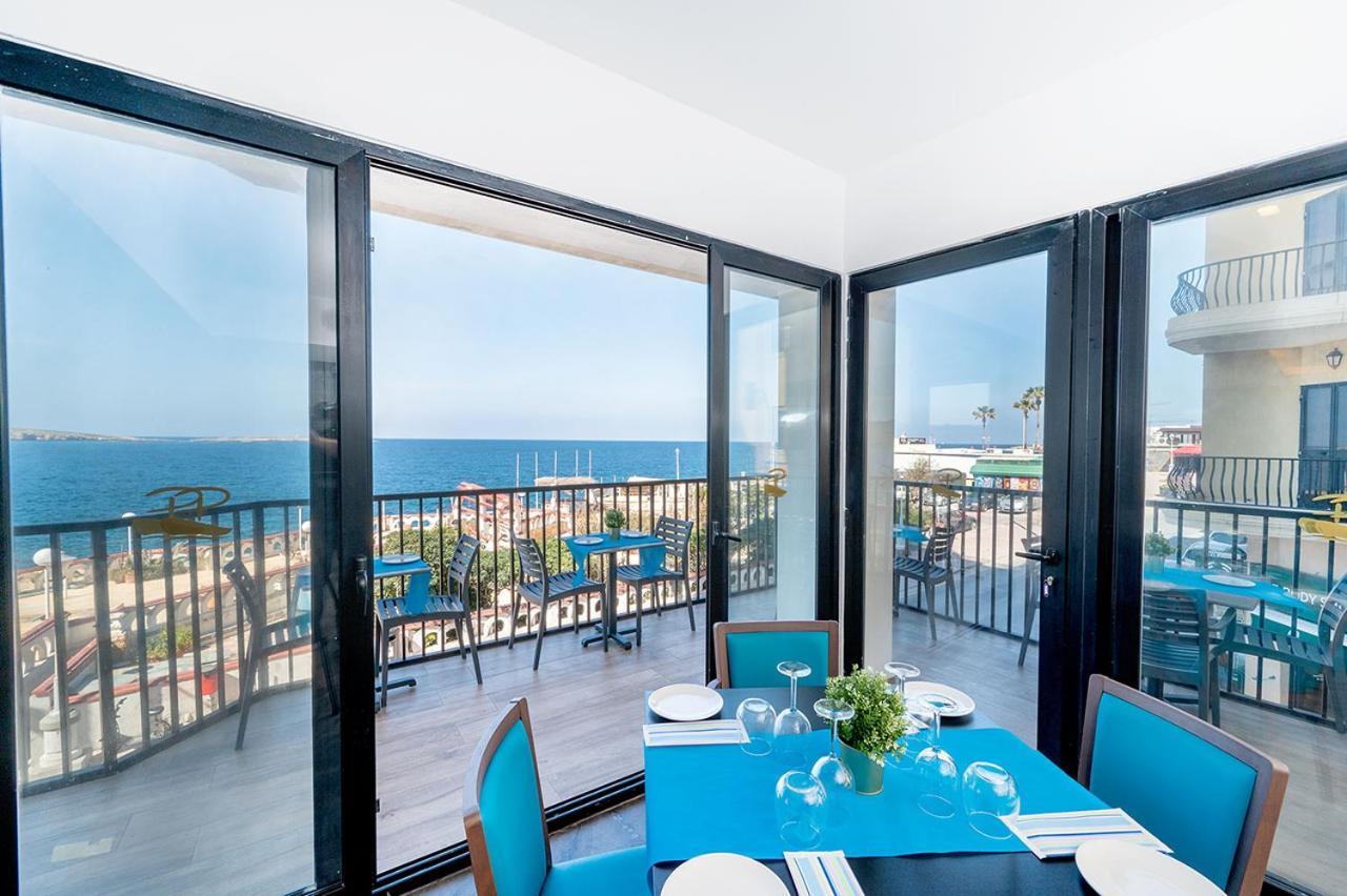 Islet Promenade Seafront Family Apartment With 2 Balconies By Getawaysmalta St. Paul's Bay Buitenkant foto